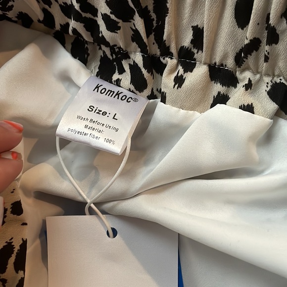 KomKoc Wave Point Mermaid Long Skirt - Picture 6 of 9